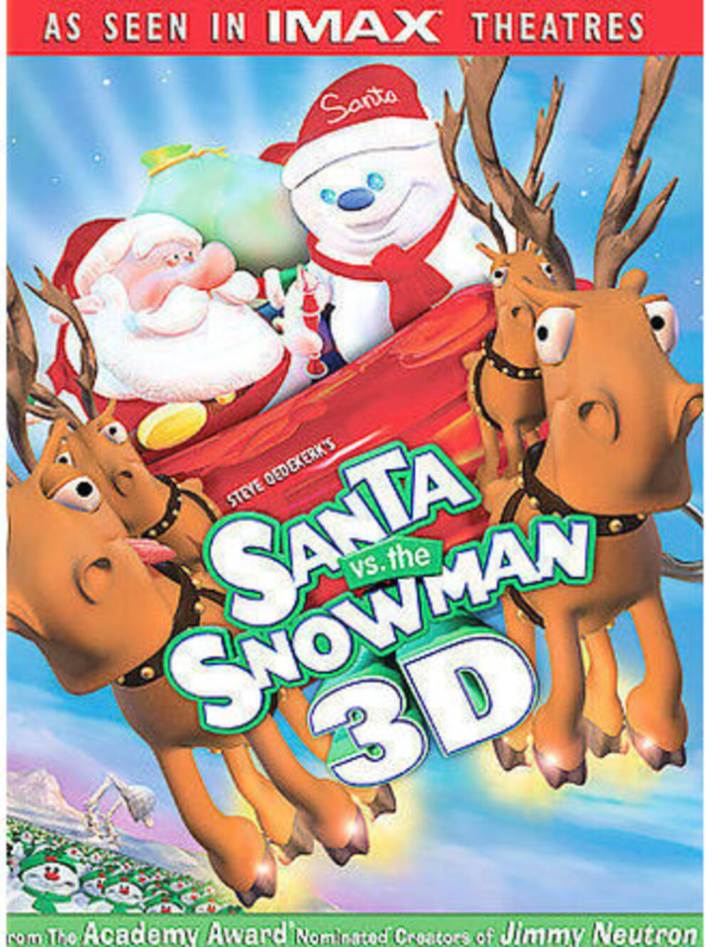 Santa vs. the Snowman (DVD, 2004, 3-D)